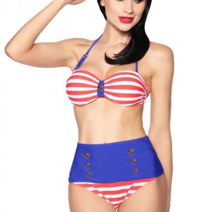 Vintage-Bandeau-Bikini M