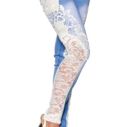 Jeans mit Spitze 42