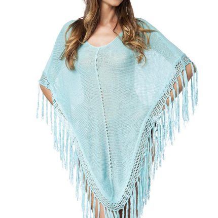 Strick-Poncho XS-XL