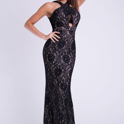 Langes Kleid model 69403 YourNewStyle  (s)