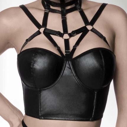 Harness-Wetlook Top M