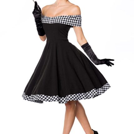schulterfreies Swing-Kleid 3XL