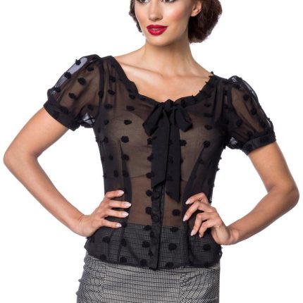 Vintage Schluppenbluse S