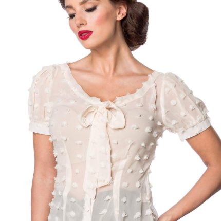 Vintage Schluppenbluse S