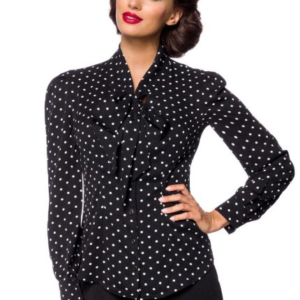 Vintage-Schluppenbluse L