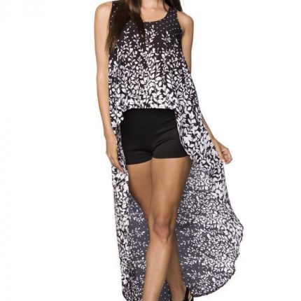 Top mit Schleppe S-M