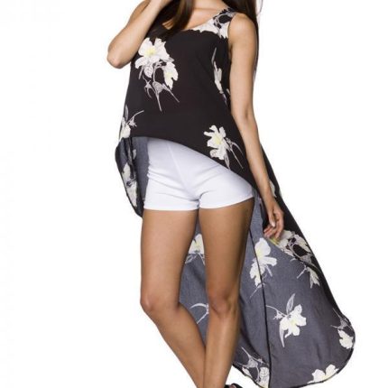 Top mit Schleppe S-M