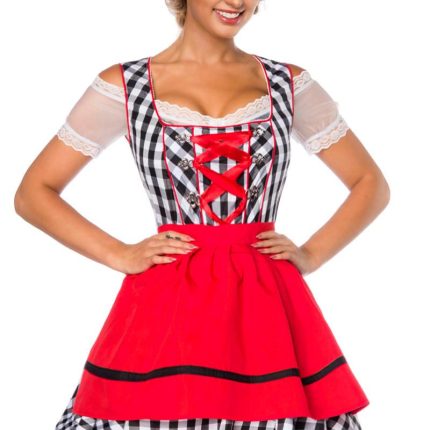 Traditionelles Minidirndl 2XL