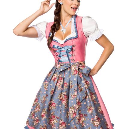 Verträumtes Dirndl mit Denim L