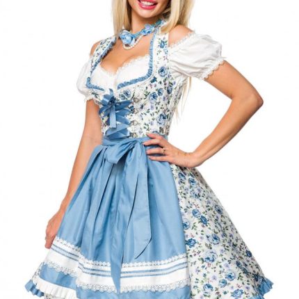 Romatisches Blümchen-Dirndl S