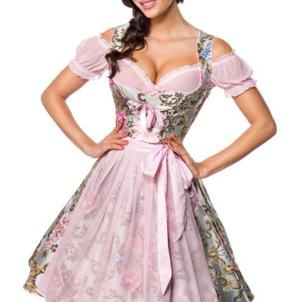 Premium Brokat-Dirndl inkl. Bluse 3XL
