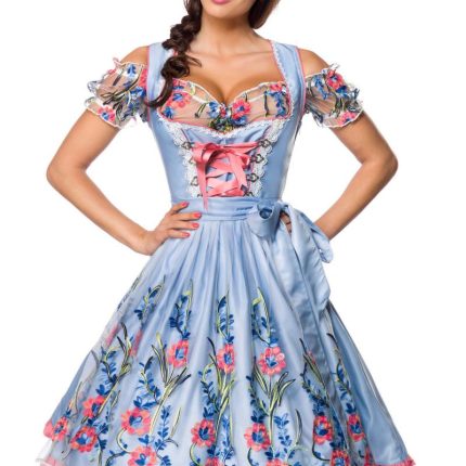 Romantisches Dirndl inkl. Spitzenbluse 2XL