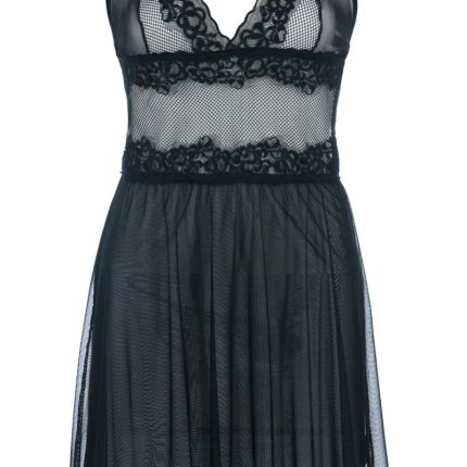 schwarzes Chemise SB/1010 46/48 Sexy Base