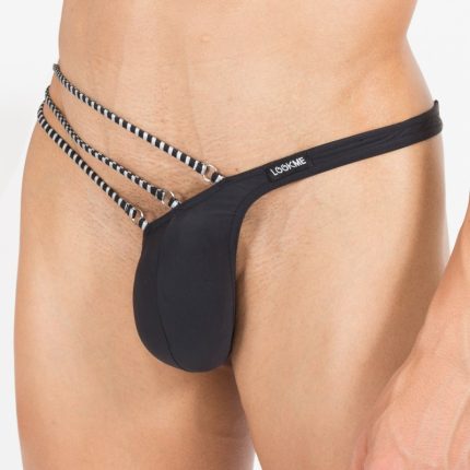schwarzer Herren String Alliance L von Look Me