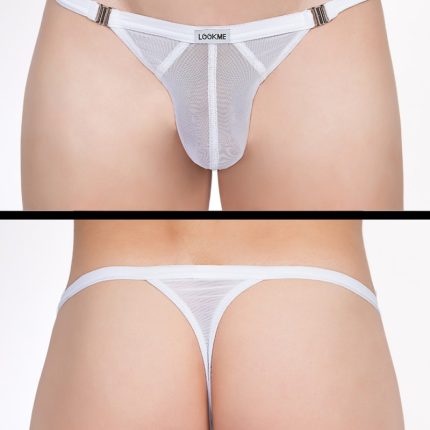 weißer Stripper String Malibu 2 92-58 XL