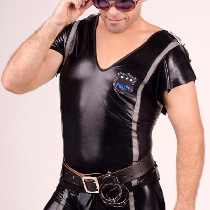 schwarzes Hemd-Boxer-Set MC/9045 L/XL von Andalea