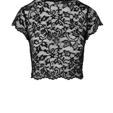 F303 bauchfreies Top aus Spitze - 3XL