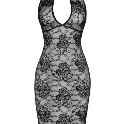 F338 halblanges Kleid aus Spitze - XL