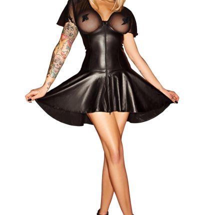 schwarzes Chemise F076 M von Noir Handmade