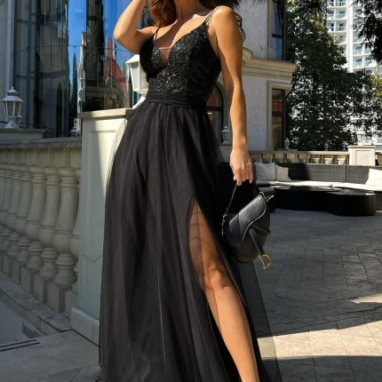 Langes Kleid model 188220 Bicotone  (40) - Größe 40