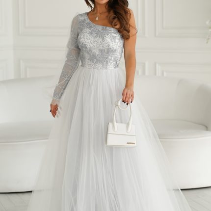 Langes Kleid model 192638 Bicotone  (40) - Größe 40