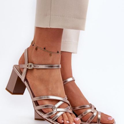Sandalen mit Absatz model 195745 Step in style  (40) - Größe 40