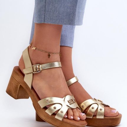 Sandalen mit Absatz model 196334 Step in style  (37) - Größe 37