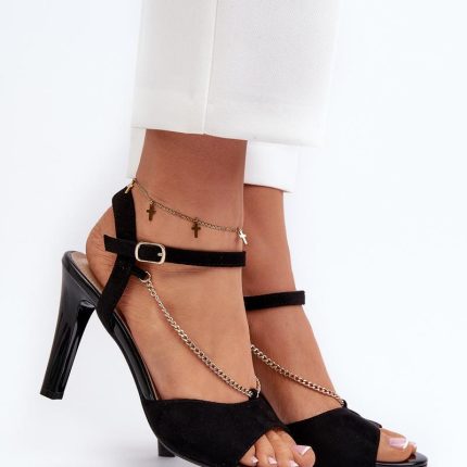 Sandalen mit Absatz model 197093 Step in style  (36) - Größe 36