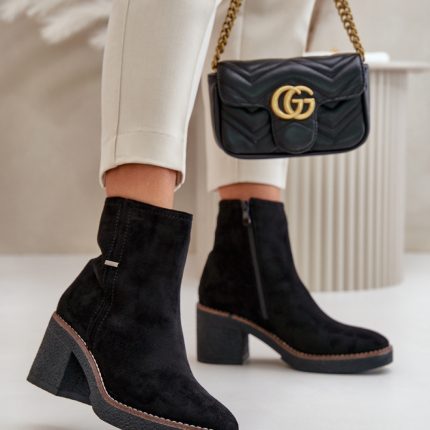 Stiefeletten mit Absatz model 199844 Step in style  (38) - Größe 38