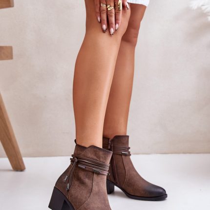Stiefeletten mit Absatz model 201545 Step in style  (40) - Größe 40
