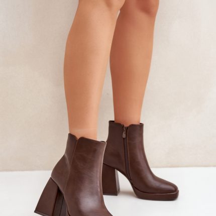 Stiefeletten mit Absatz model 204675 Step in style  (40) - Größe 40