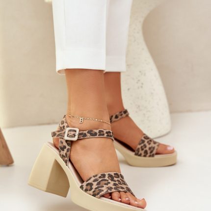 Sandalen mit Absatz model 210703 Step in style  (38) - Größe 38