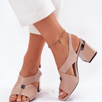 Sandalen mit Absatz model 212827 Step in style  (37) - Größe 37