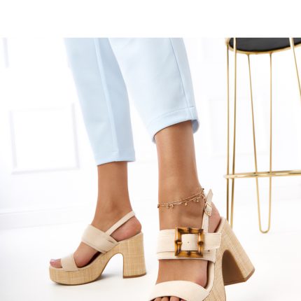 Sandalen mit Absatz model 215594 PRIMO  (40) - Größe 40