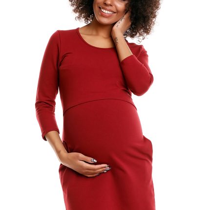 Schwangerschaftskleid model 84434 PeeKaBoo  (S/M) - Größe S