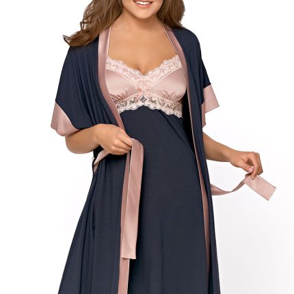 Kurz Schlafrock Model 133940 - Größe XXL