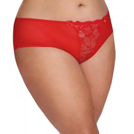 roter Knickers mit Spitze AA052955 von Anais Apparel Plus Size