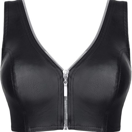 schwarzes Damen-Top BRElisabetta001 - M - Größe M