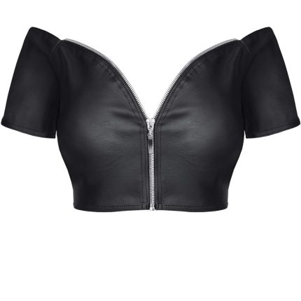 schwarzes Damen-Top BRMarina001 - M - Größe M