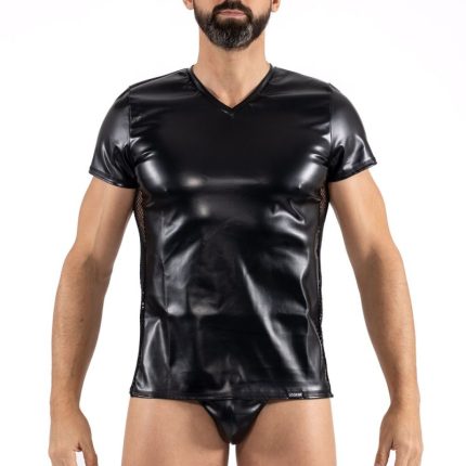 schwarzes Herren T-Shirt 2401-81 von Look Me - Größe 81