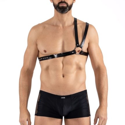 schwarzer Schulter-Harness  LM275018BLK von Look Me