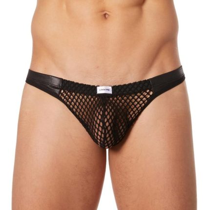 schwarzer Herren String 911-57 von Look Me - Größe 911