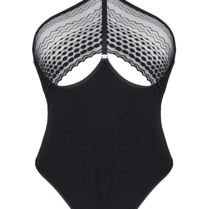 schwarzer Body LXTrini001 - L - Größe L