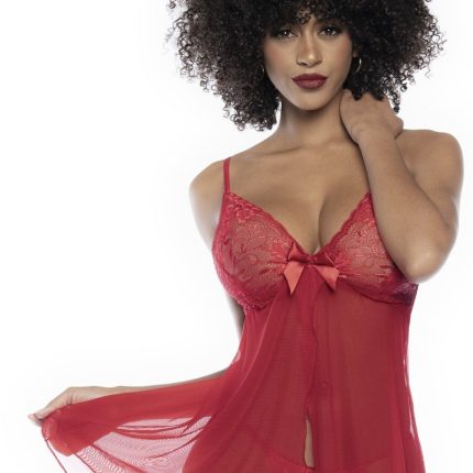 rotes Babydoll - MAL7501RED von Mapale
