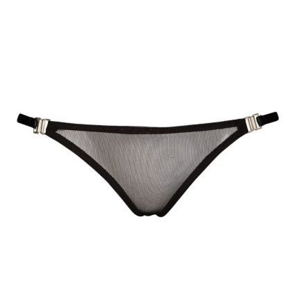 schwarzer String F119S M von Noir Handmade - Größe M