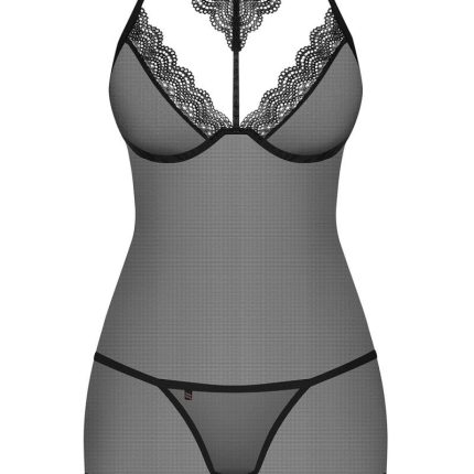 857-CHE-1 Chemise schwarz - S/M - Größe S
