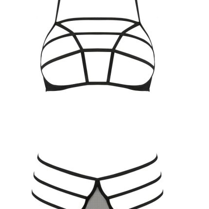 schwarzes Set PA595324 von Passion Devil Collection