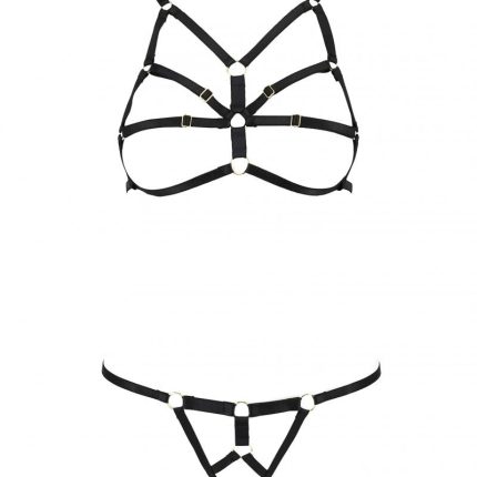 schwarzes Set PA595873 von Passion Devil Collection