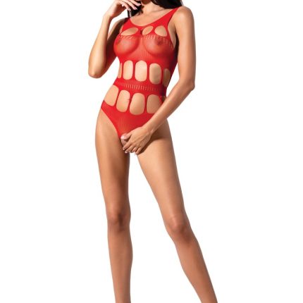 roter ouvert Body BS083 von Passion