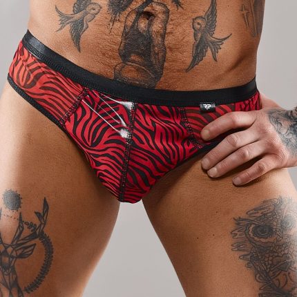 Netz-Slip RESamuel001 schwarz/rot von RFP Razor’s Edge Kollektion - Größe S